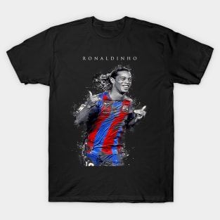 Ronaldinho in abstract art T-Shirt